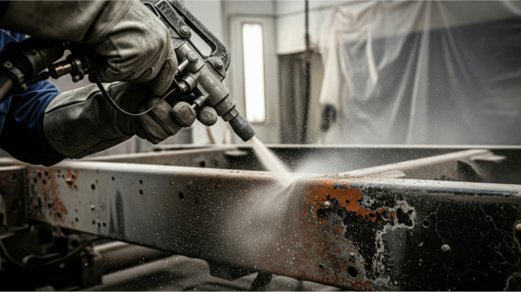 What Is Sandblasting? The Complete Guide for Metal Fabrication and Industrial Applications